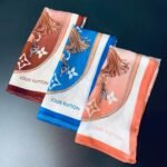 Louis Vuitton Straps Square Scarf Blue - Image 2