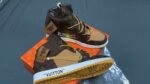 Louis Vuitton X Air Jordan 1 Off White Monogram Canvas Aq0818-158 - Image 3