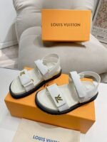 Louis Vuitton Lv Sunset Flat Comfort Sandals White 1Abw7Q - Image 5