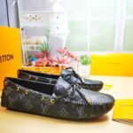 Louis Vuitton Gloria Loafers Monogram Black - Image 6