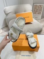 Louis Vuitton Lv Sunset Flat Comfort Sandals White 1Abw7Q - Image 9