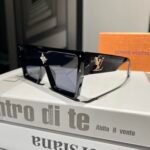 Louis Vuitton Cyclone Sunglasses Black Z1578E - Image 3