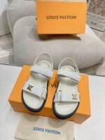 Louis Vuitton Lv Sunset Flat Comfort Sandals White 1Abw7Q - Image 10