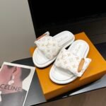 Louis Vuitton Pool Pillow Flat Comfort Mule Sandals Beige 1Acjza - Image 2