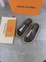 Louis Vuitton Transparent Slippers Black - Image 2