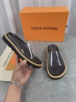 Louis Vuitton Transparent Slippers Black - Image 6