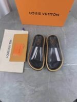 Louis Vuitton Transparent Slippers Black - Image 3