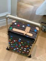 Louis Vuitton X Yayoi Kusama Horizon 55 Suitcase Grained Leather Monogram Multicolor 55Cm M10118 - Image 8