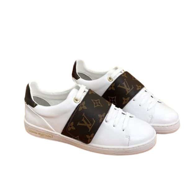 xr:d:DAFeWWAVbBU:20,j:1586437067,t:23032703 Louis Vuitton Frontrow Monogram Strap White - Image 1