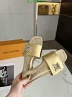 Louis Vuitton Shake Flat Mule Gold 1Ab2Rd - Image 8