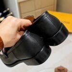 Louis Vuitton Souliers Club Loafers Monogram Since 1854 Red - Image 3