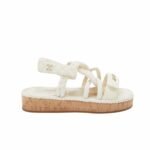 Chanel Rope Sandals Strap White