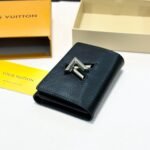 Louis Vuitton Twist Compact Wallet Black 12Cm M64414 - Image 5