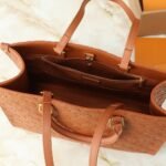 Louis Vuitton On The Go MM Monogram Empreinte Leather Cognac 35Cm M12775 - Image 10