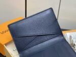 Louis Vuitton Pocket Organizer Monogram Calfskin Navy Blue 7Cm M83378 - Image 4