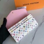Louis Vuitton Sarah Wallet Monogram Multicolor White 19Cm - Image 8