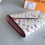 Louis Vuitton Sarah Wallet Monogram Multicolor White 19Cm - Image 9