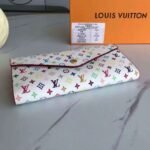 Louis Vuitton Sarah Wallet Monogram Multicolor White 19Cm - Image 10