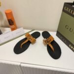 Gucci Double G Thong Leather Orange - Image 2