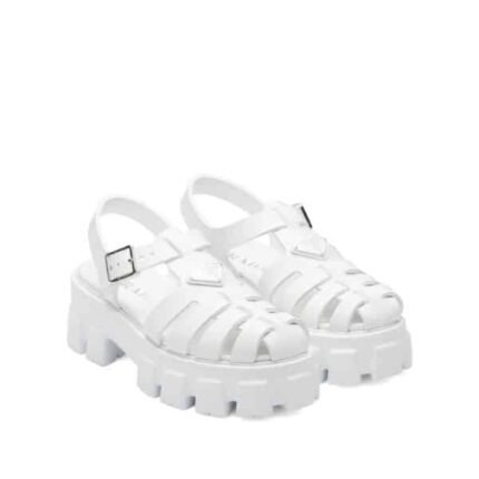 Prada Foam Rubber Sandals White 1X853M3Lkkf0009F055