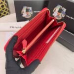 Prada Large Saffiano Leather Wallet Fiery Red 19Cm 1Ml506 Qwa F068Z - Image 6