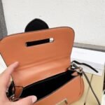 Prada City Calfskin Sidonie Shoulder Bag Brown And Black 28Cm 1Bd168 - Image 4