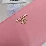 Prada Large Saffiano Leather Wallet Alabaster Pink 19Cm 1Ml506 Qwa F0E18 - Image 4