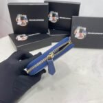 Prada Saffiano Leather Coin Purse Bluette Wallet 10Cm 1Mm268 Qwa F0016 - Image 6