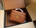 Prada Leather Mini Bag Brown 20Cm - Image 3