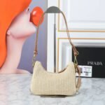 Prada Re Edition Crochet Bag Natural 22Cm 1Bc204 2M2T F0018 V Juo - Image 9