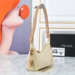 Prada Re Edition Crochet Bag Natural 22Cm 1Bc204 2M2T F0018 V Juo - Image 8