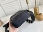 Prada Re Nylon Saffiano Logo Leather Bag Black 21Cm 23Ss 2Vh112 2Dmh F0002 - Image 8
