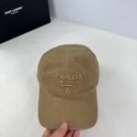 Prada Canvas Baseball Cap Beige 1Hc274 2C1S F0006 - Image 2