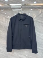 Prada Technical Poplin Jacket Blue - Image 2