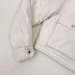 Prada Cropped Jacket Technical Canvas White - Image 6