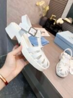 Prada Sporty Foam Rubber Sandals White 1X857M 3Lkk F0009 F 50 - Image 2