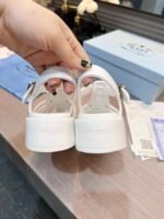 Prada Sporty Foam Rubber Sandals White 1X857M 3Lkk F0009 F 50 - Image 3
