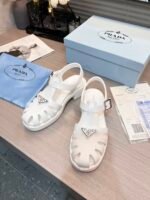 Prada Sporty Foam Rubber Sandals White 1X857M 3Lkk F0009 F 50 - Image 5