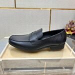 Prada Saffiano Leather Loafers Black 2DC213 053 F0002 F G000 - Image 6