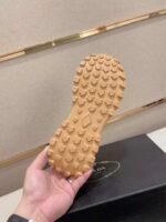 Prada Colorblock Sneaker With Logo Beige - Image 8