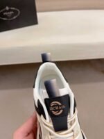 Prada Colorblock Sneaker With Logo Beige - Image 5