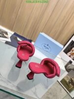 Prada Soft Padded Nappa Sandals - Image 4