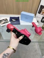 Prada Soft Padded Nappa Sandals - Image 3