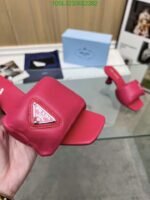 Prada Soft Padded Nappa Sandals - Image 5