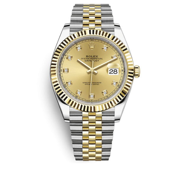 RLWATCH-1-22 Rolex Datejust Gold Watch 41Mm 126333 0012 - Image 1