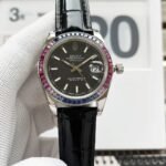 Rolex Oyster Perpetual Datejus Black Dial Ruby Around 40Mm - Image 4