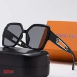Louis Vuitton Square Black Sunglasses - Image 2