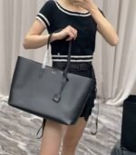 Saint Laurent Shopping Saint Laurent Leather Black 33Cm 600281Csv0J9207 - Image 10