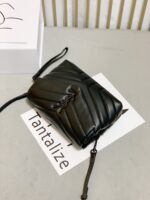 Saint Laurent Loulou Toy Strap Bag In Quilted Y Leather With Black Hardware - Image 8