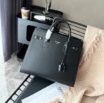 Saint Laurent Sac De Jour Supple Baby In Grained Leather 32Cm Black 717448Dti0W1000 - Image 9